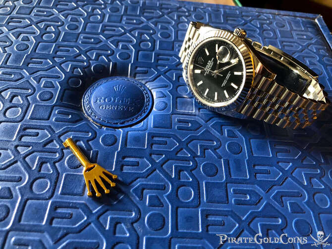 Rolex Datejust Black Dial and Jubilee band 2020