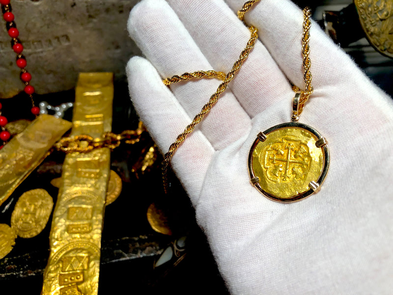 Mexico 4 Escudos 1711 Pendant 16