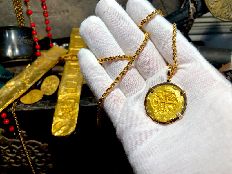 Mexico 4 Escudos 1711 Pendant 18