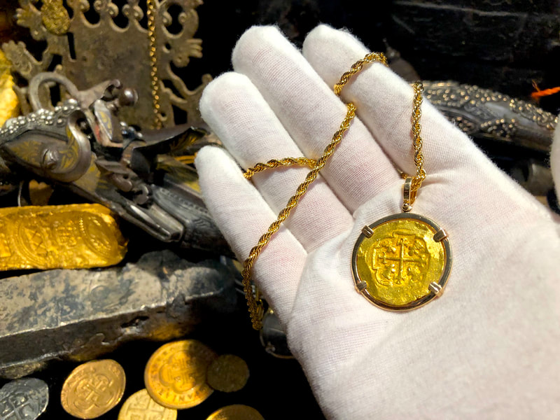 Mexico 4 Escudos 1711 Pendant 21