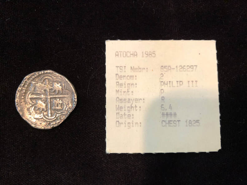 Bolivia 4 Reales Philip III from Atocha 1622 Shipwreck