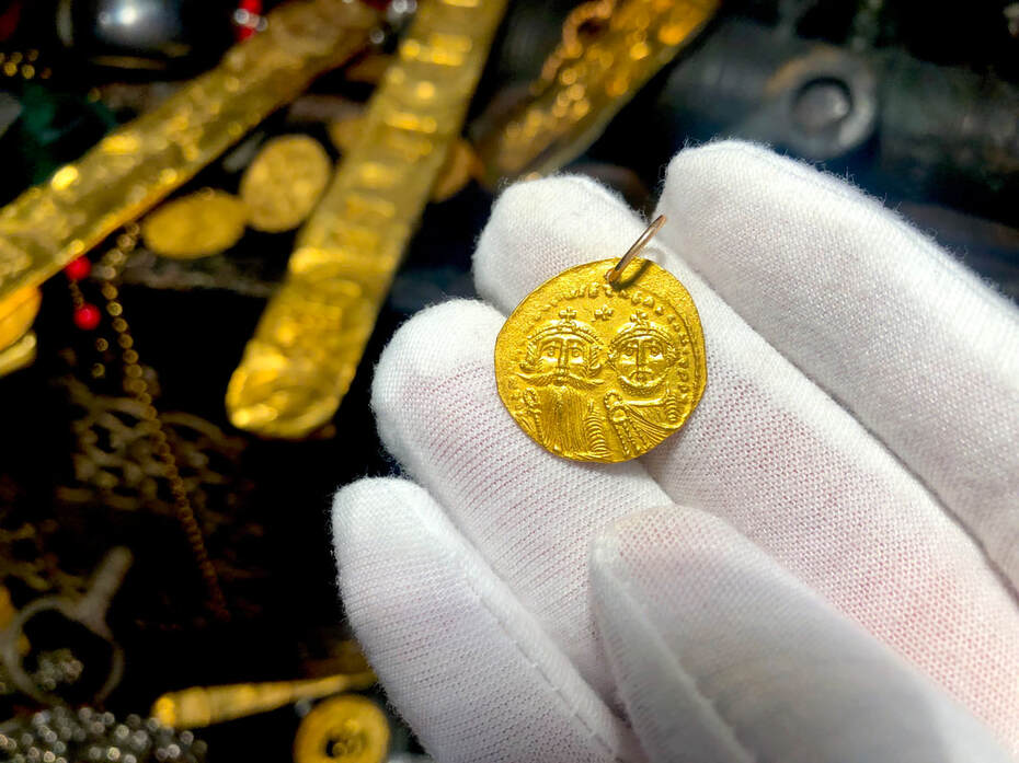 Byzantine Empire 613-645AD Heraclius Constantine/ Constantinople Pendant