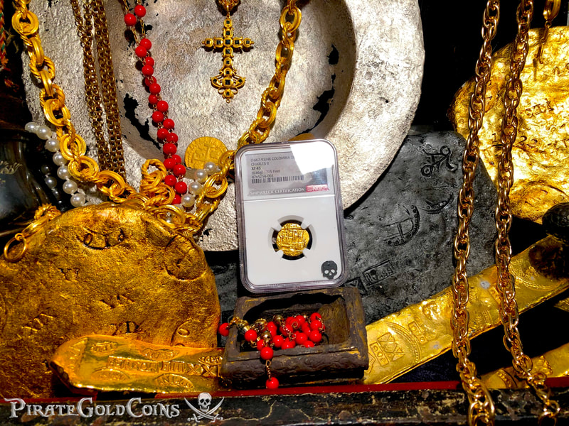 Colombia 2 Escudos 1667-93 "1715 Fleet Shipwreck" NGC 45 11