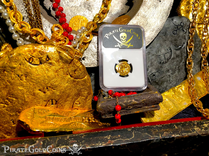 Colombia 2 Escudos 1667-93 "1715 Fleet Shipwreck" NGC 45 13