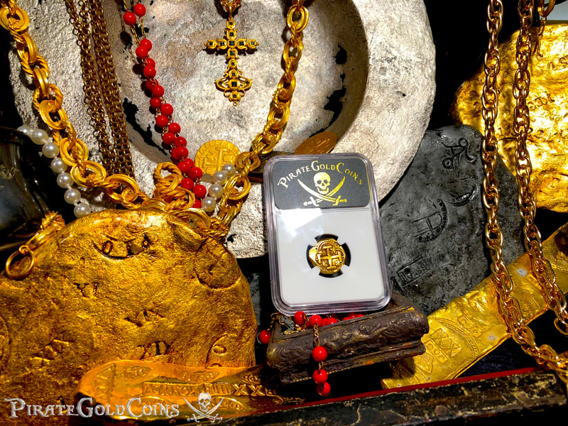 Colombia 2 Escudos 1667-93 "1715 Fleet Shipwreck" NGC 45 15