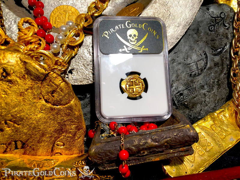 Colombia 2 Escudos 1667-93 "1715 Fleet Shipwreck" NGC 45