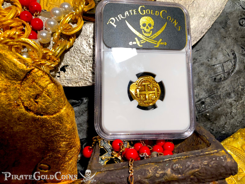 Colombia 2 Escudos 1667-93 "1715 Fleet Shipwreck" NGC 45 2