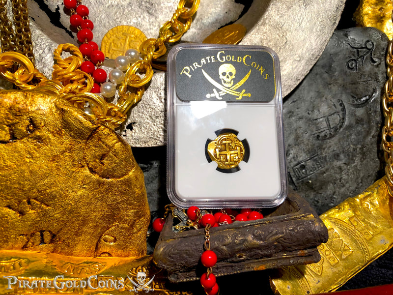 Colombia 2 Escudos 1667-93 "1715 Fleet Shipwreck" NGC 45 16