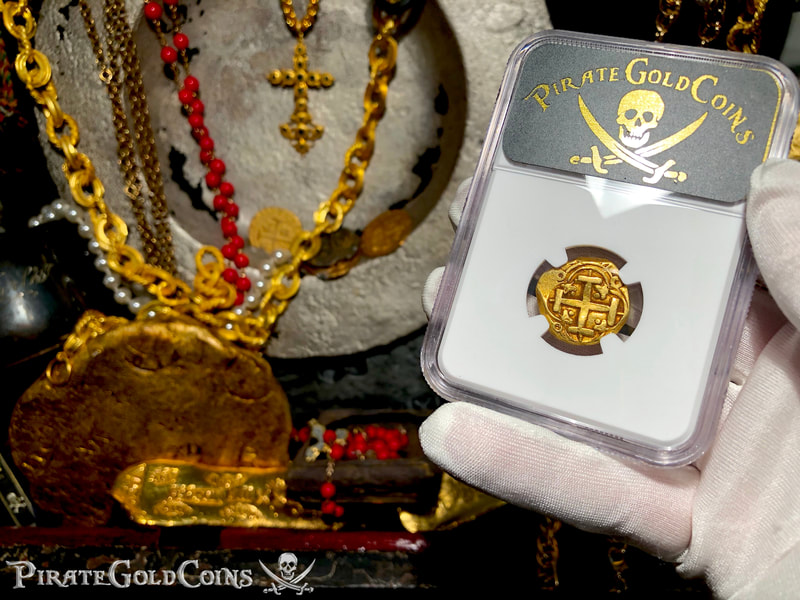 Colombia 2 Escudos 1667-93 "1715 Fleet Shipwreck" NGC 45 10