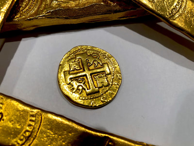 Peru 8 Escudos 1740/39 Dated (Rare!) Pirate Gold Coins Treasure 6