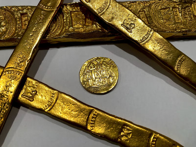 Peru 8 Escudos 1740/39 Dated (Rare!) Pirate Gold Coins Treasure 11