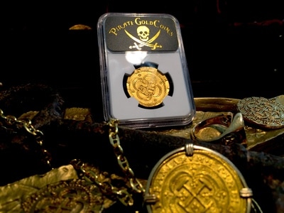 Spain  4 Escudos  1556-98  "Finest Known"  Philip II  NGC 65 11