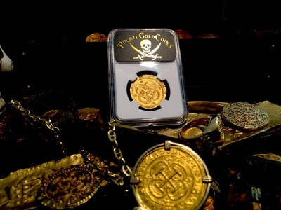 Spain  4 Escudos  1556-98  "Finest Known"  Philip II  NGC 65 12