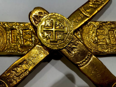 Peru 8 Escudos 1740/39 Dated (Rare!) Pirate Gold Coins Treasure 7