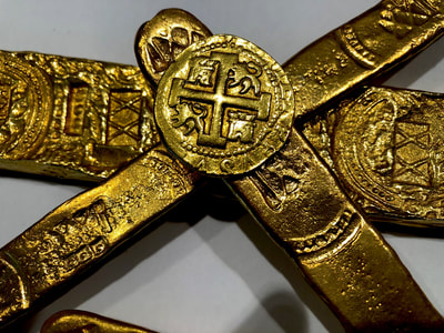 Peru 8 Escudos 1740/39 Dated (Rare!) Pirate Gold Coins Treasure 9