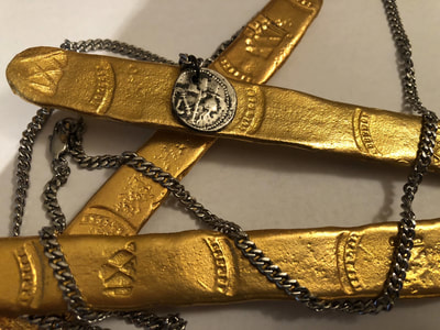 Roman Imperatorial "Full Caesar" Elephant 44BC Pendant Jewelry 6