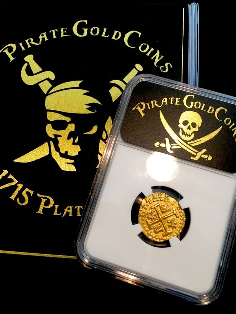 Peru 2 Escudos 1711 "1715 Plate Fleet Shipwreck" NGC 62 Only 5 Known