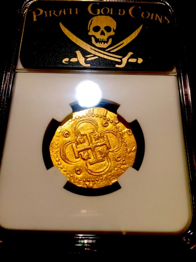 Spain 2 Escudos 1556-98 "Philip II" NGC 53 5