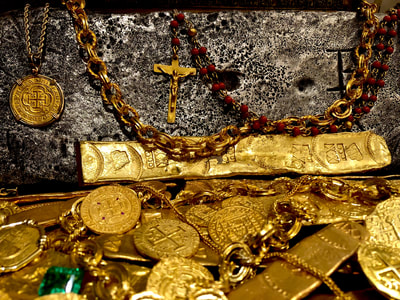 ​ATOCHA GOLD TREASURE BAR 1622 “EN RADA” 889 gm/ 31.3 Oz from Mel Fisher 1985 Salvage w/ COA! 15