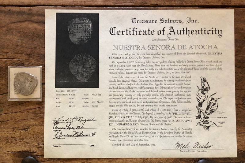 Bolivia 8 Reales Dated 1620 from the Atocha 1622 Shipwreck! 3