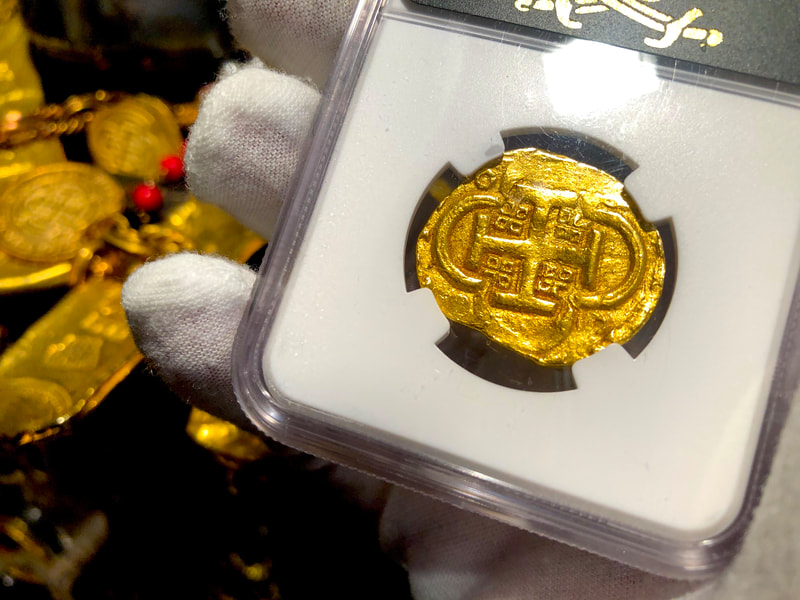 Spain 4 Escudos 1630-47 "Brute Style" NGC MS 61 3