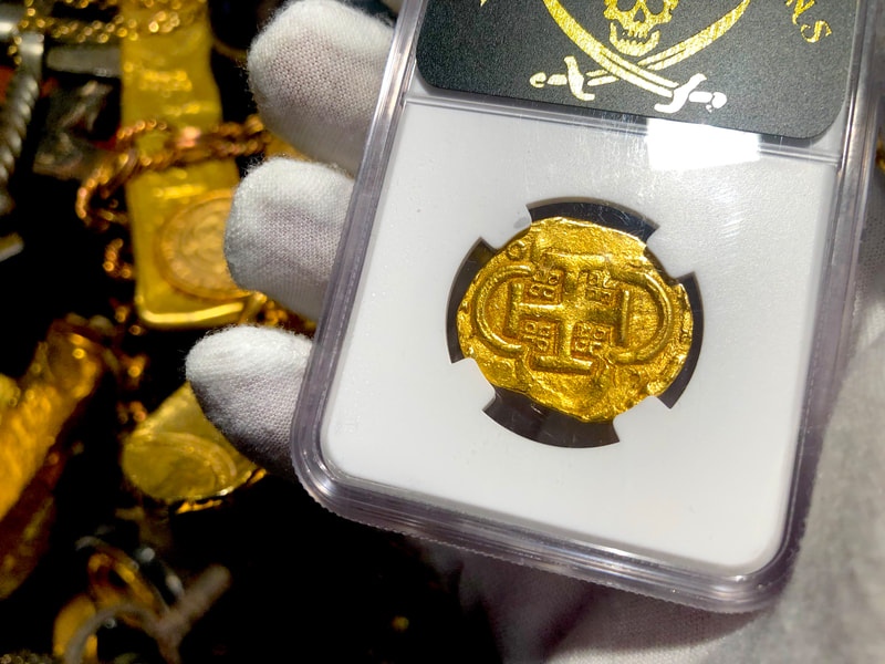 Spain 4 Escudos 1630-47 "Brute Style" NGC MS 61 9