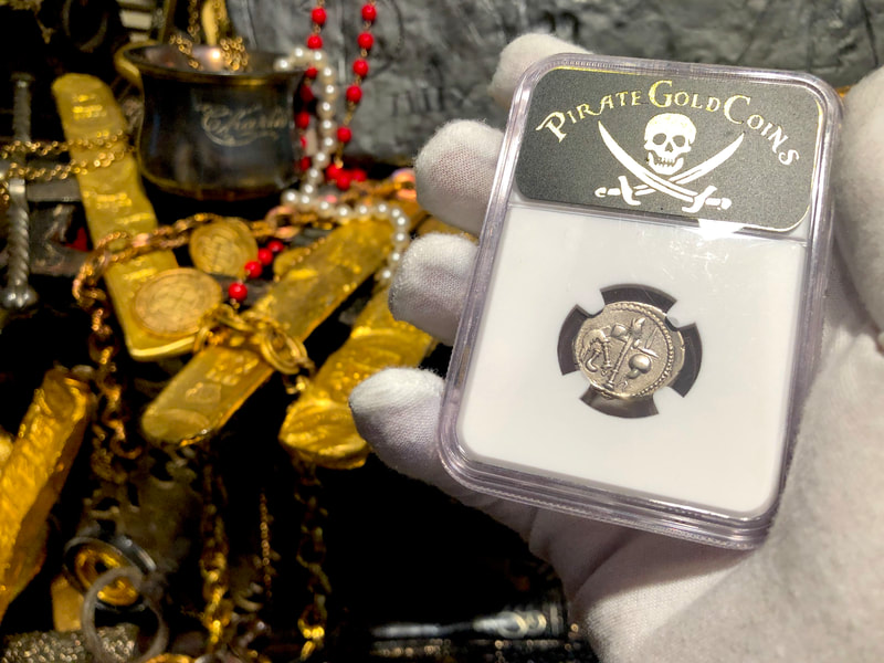 Roman Imperatorial "Caesar | Elephant" 44 BC Denarius Ancient Treasure 4