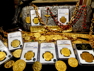 ​ATOCHA GOLD TREASURE BAR 1622 “EN RADA” 889 gm/ 31.3 Oz from Mel Fisher 1985 Salvage w/ COA! 20