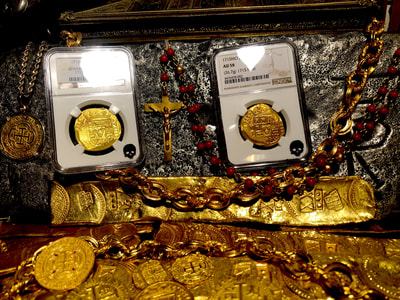 Mexico  8 Escudos  1715  "Full 4 Digit Date of the Fleet"  NGC 58 7