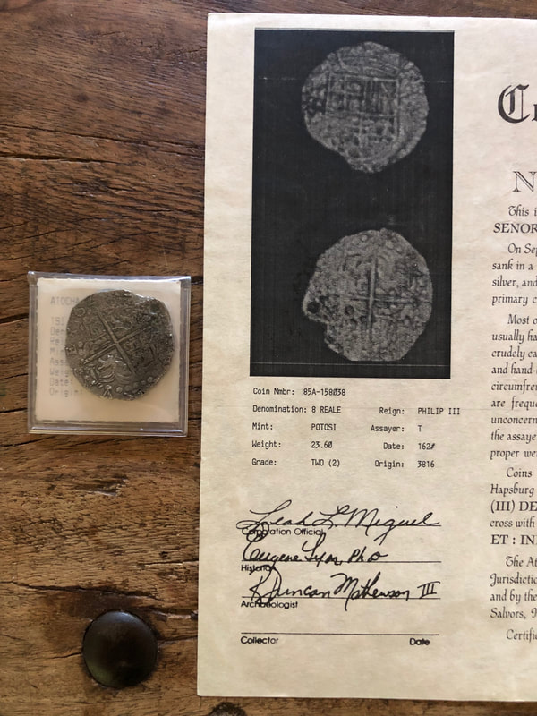 Bolivia 8 Reales Philip III Dated 1620 from Atocha Shipwreck 2