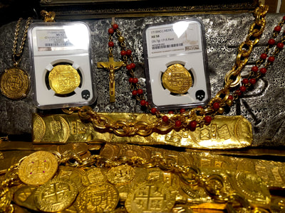 Mexico  8 Escudos  1715  "Full 4 Digit Date of the Fleet"  NGC 58 39