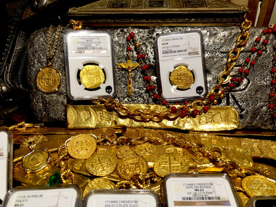 Red Coral & Gold Rosary from '1715 Plate Fleet Shipwreck' 8