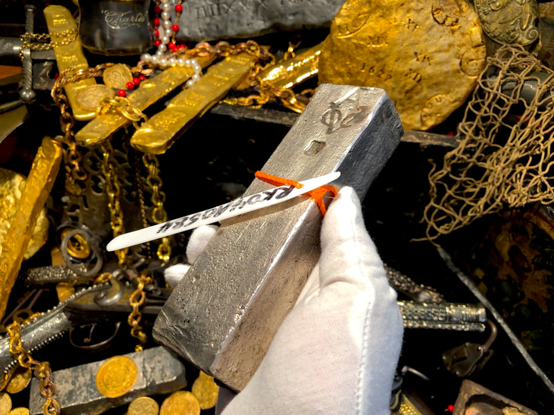 Dutch East India Trading Co Shipwreck Treasure Bar 1739 VOC 5