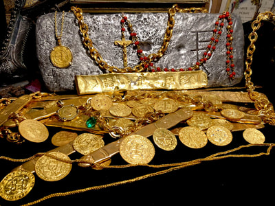 Red Coral & Gold Rosary from '1715 Plate Fleet Shipwreck' 41