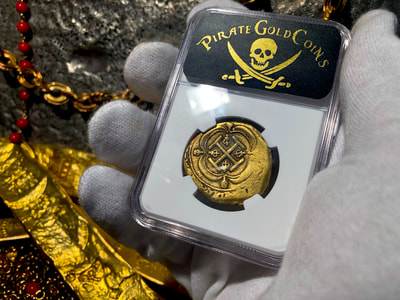 Mexico 8 Escudos 1714-32 "Likely 1715 Plate Fleet Shipwreck" NGC 45 8