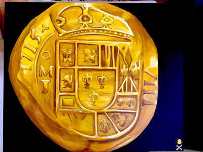 Treasure Paintings by JR Bissell: Mexico 1715 | JR Bissell 7