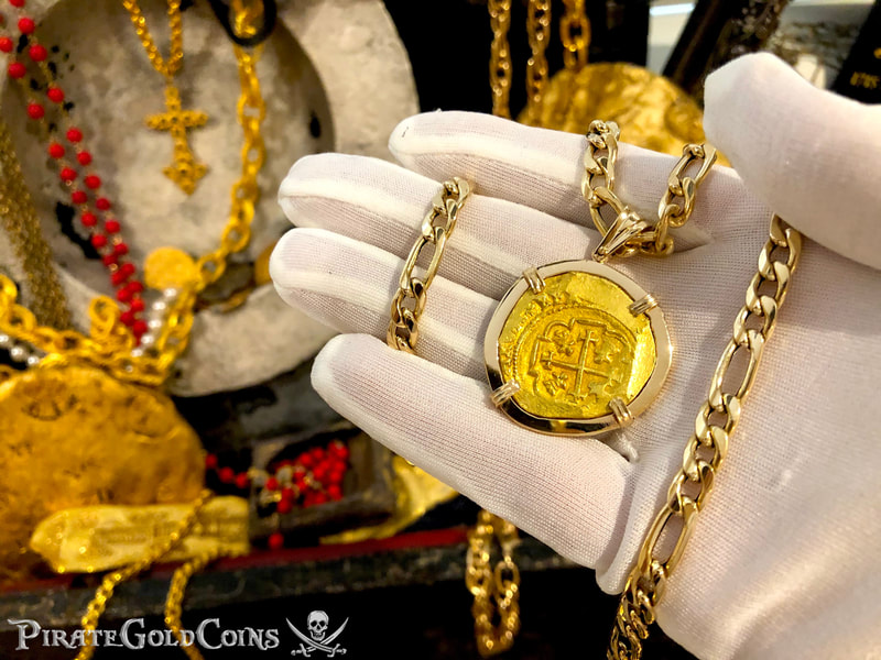 Mexico 4 Escudos 1711 "from the 1715 Fleet Shipwreck" Treasure Jewelry 3