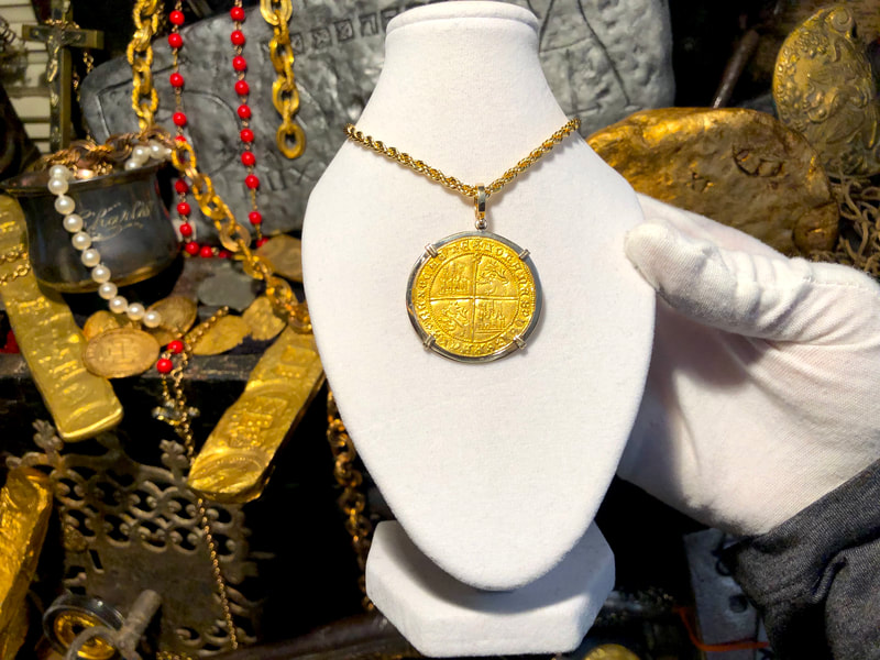 Spain 1406 Dobla "Cross of Jerusalem" Pendant 8