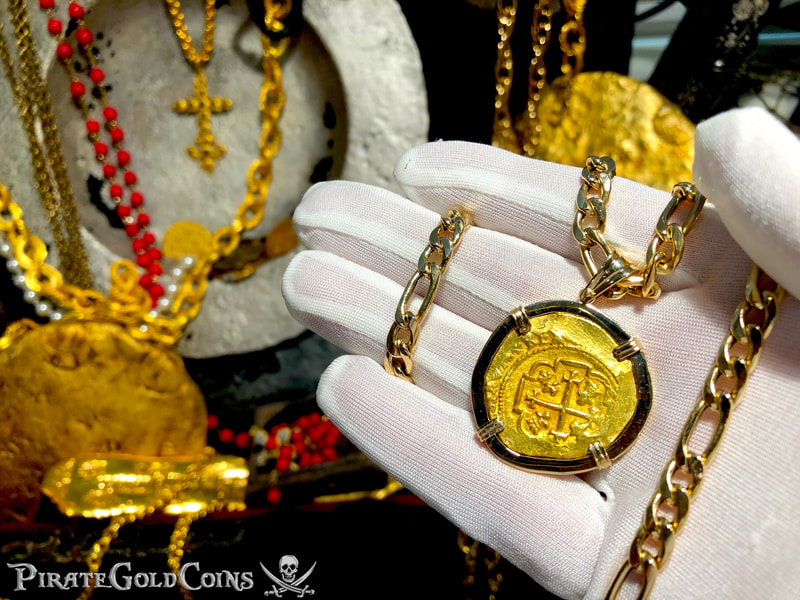 Mexico 4 Escudos 1711 "from the 1715 Fleet Shipwreck" Treasure Jewelry 5