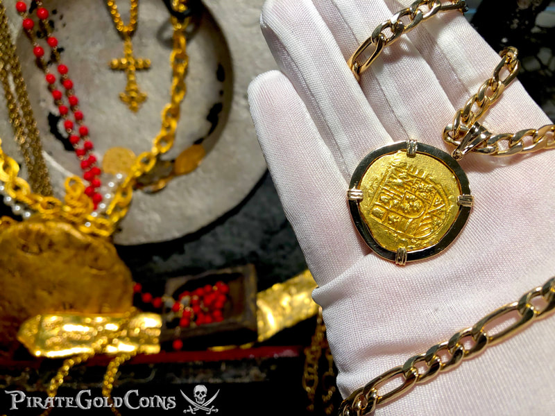 Mexico 4 Escudos 1711 "from the 1715 Fleet Shipwreck" Treasure Jewelry 2