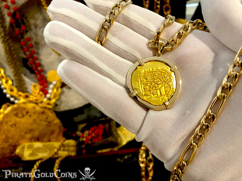 Mexico 4 Escudos 1711 "from the 1715 Fleet Shipwreck" Treasure Jewelry 6