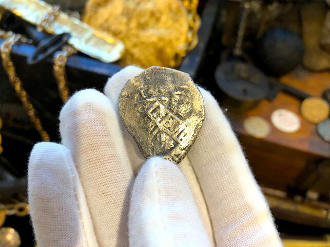 Mexico 8 Reales 1714 "Dated" RAW from 1715 Fleet Shipwreck