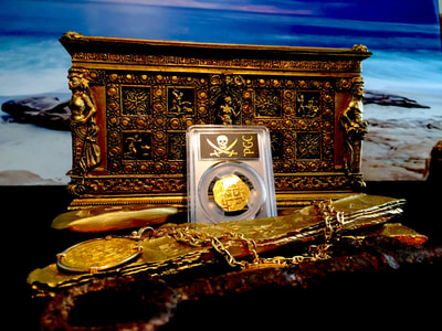 Spain  4 Escudos  1598-65  "Brute Style"  PCGS 45 7