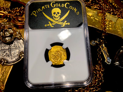 Mexico 1 Escudo 1712-13 "1715 Plate Fleet Shipwreck" NGC 63 10