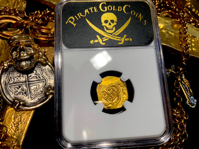 Mexico 1 Escudo 1712-13 "1715 Plate Fleet Shipwreck" NGC 63 4