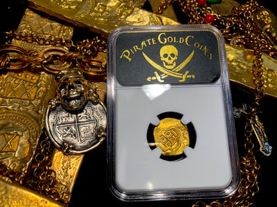 Mexico 1 Escudo 1712-13 "1715 Plate Fleet Shipwreck" NGC 63 5