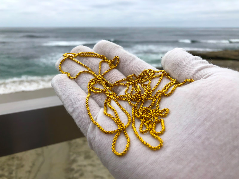 66" Gold Money Chain From "1715 Plate Fleet Shipwreck" 300th Anniversary Find 11