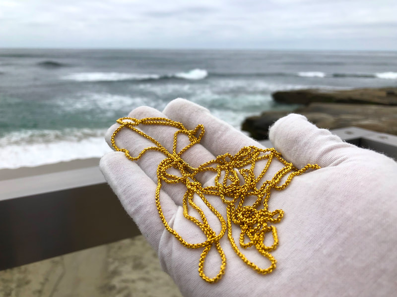 66" Gold Money Chain From "1715 Plate Fleet Shipwreck" 300th Anniversary Find 7