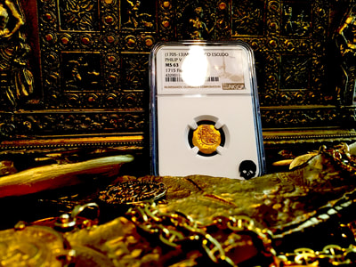 66" Gold Money Chain From "1715 Plate Fleet Shipwreck" 300th Anniversary Find 14