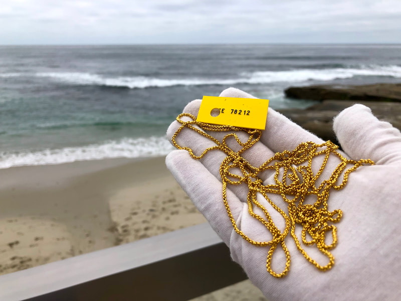 66" Gold Money Chain From "1715 Plate Fleet Shipwreck" 300th Anniversary Find 18